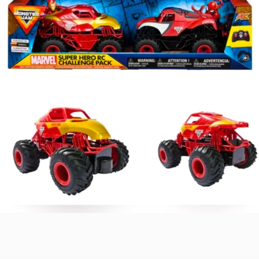 Monster Jam Superhero 1:24 Scale RC, 2-pack